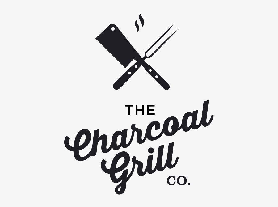 Charcoal Grill Logo, Transparent Clipart