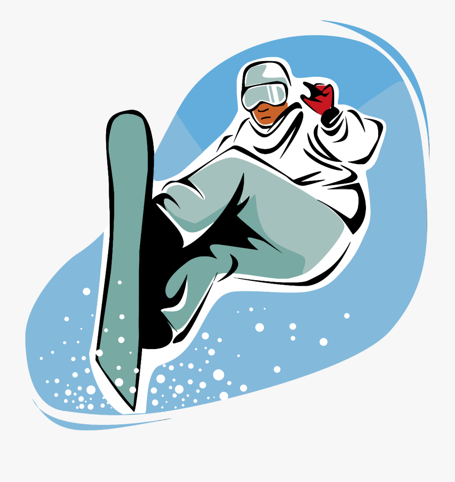 Snowboarding Man Clip Arts - Snowboarding Png, Transparent Clipart