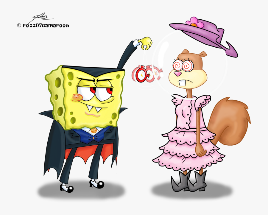 Spongebob And Sandy - Hd Spongebob And Sandy, Transparent Clipart
