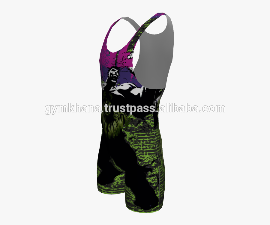 Wholesale Custom Sublimation Wrestling Singlet - Maillot, Transparent Clipart