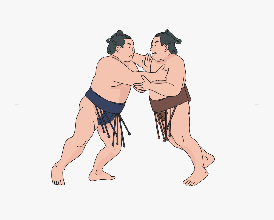 Sumo Wrestlers - Всемирный День Борьбы С Ожирением, Transparent Clipart