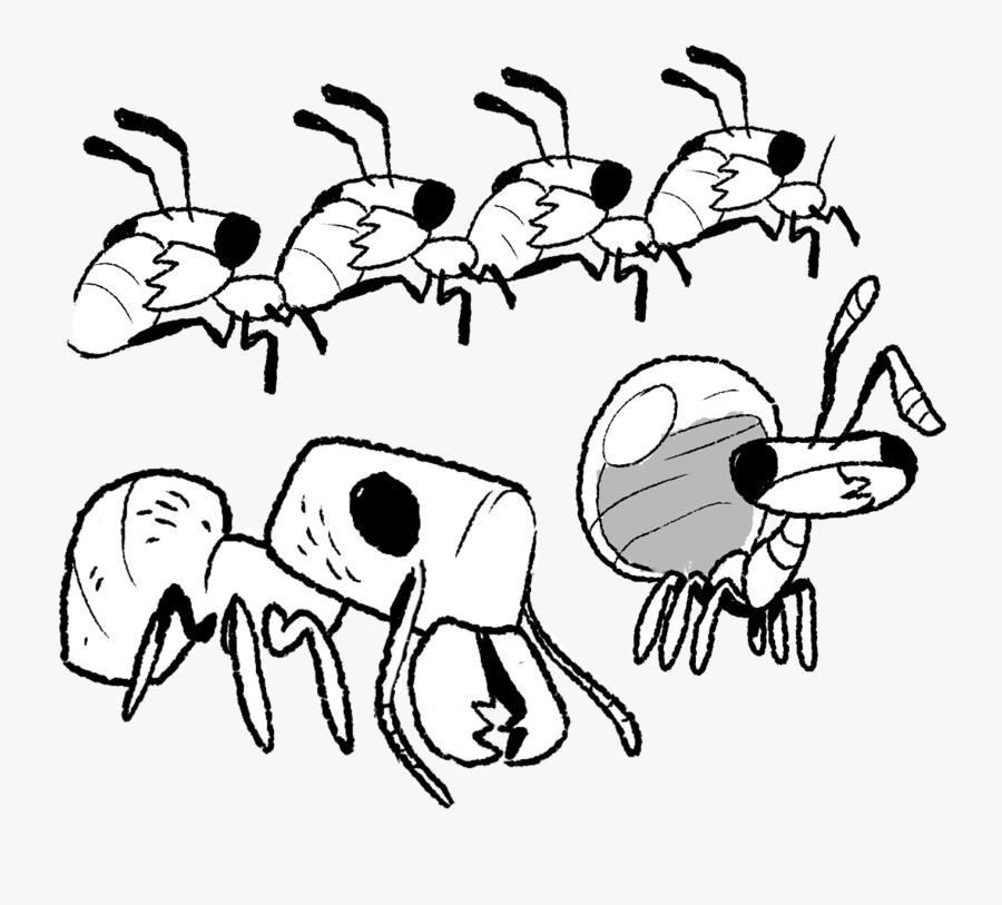 Colony Drawing Original - Cartoon, Transparent Clipart