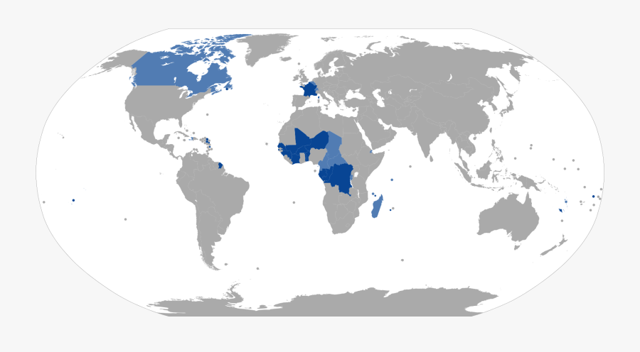 French Speaking Countries, Transparent Clipart