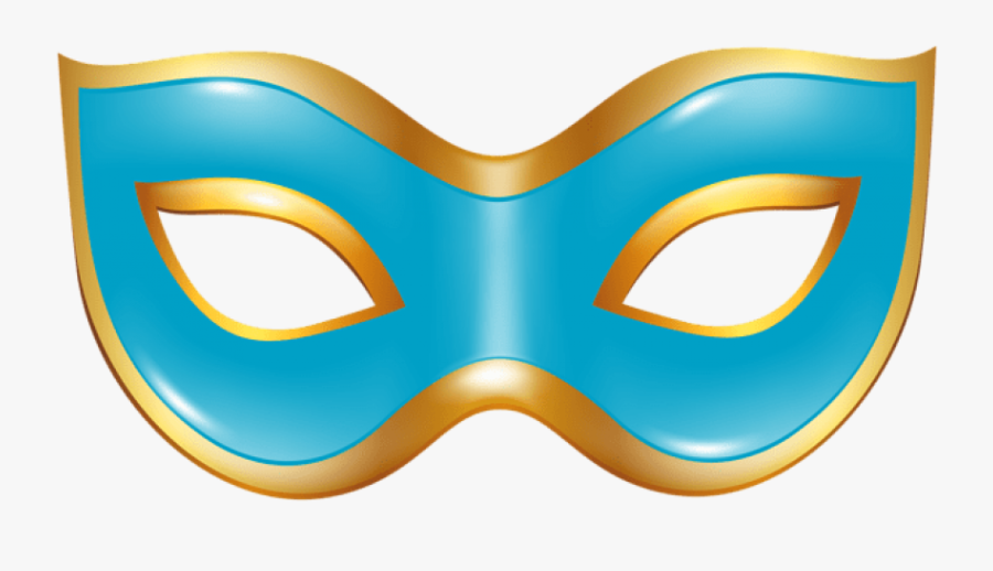 Transparent Masks Blue - Blue Mask Png, Transparent Clipart