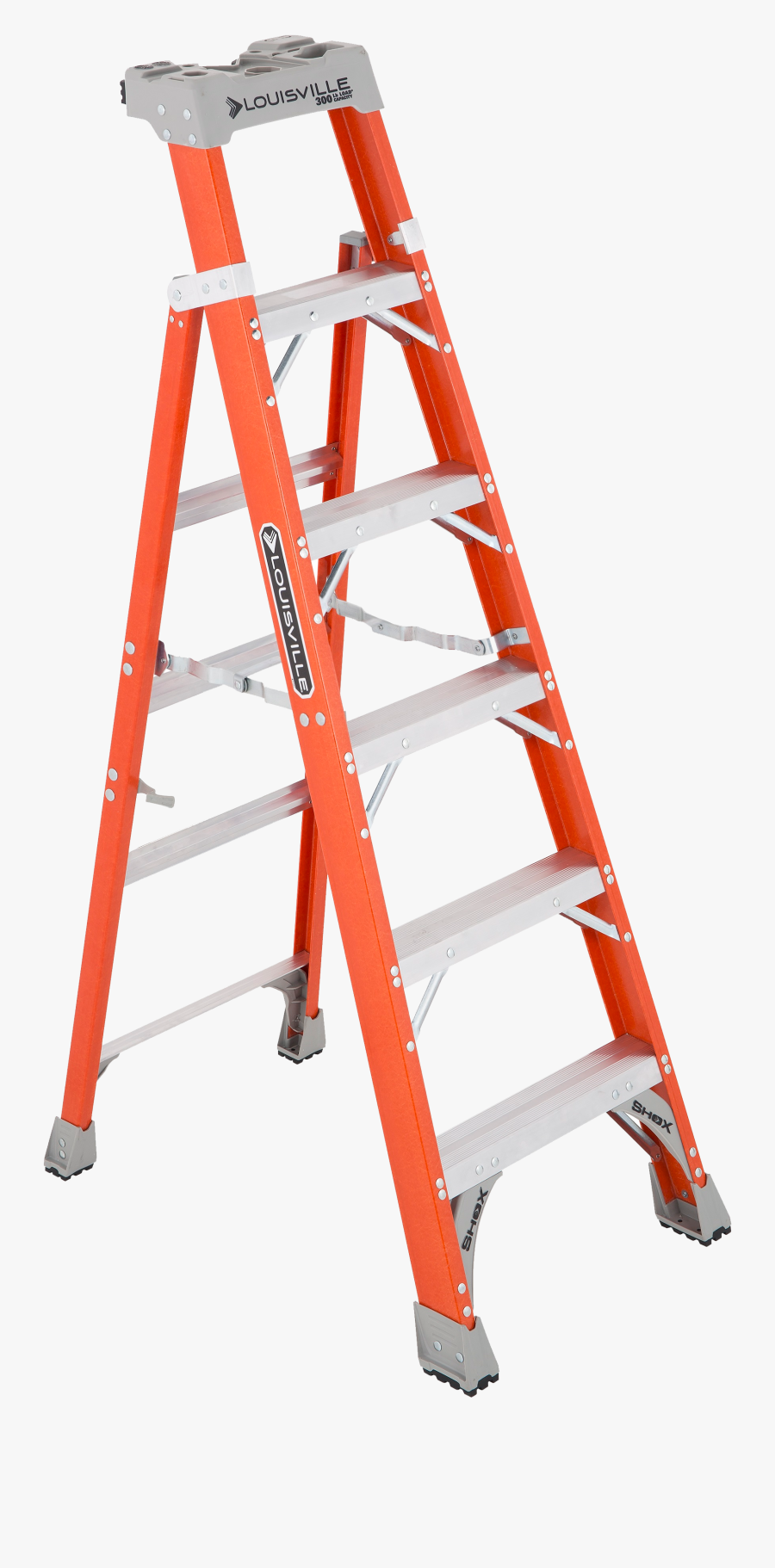 Transparent Ladders Png - Louisville Cross Step Ladder, Transparent Clipart