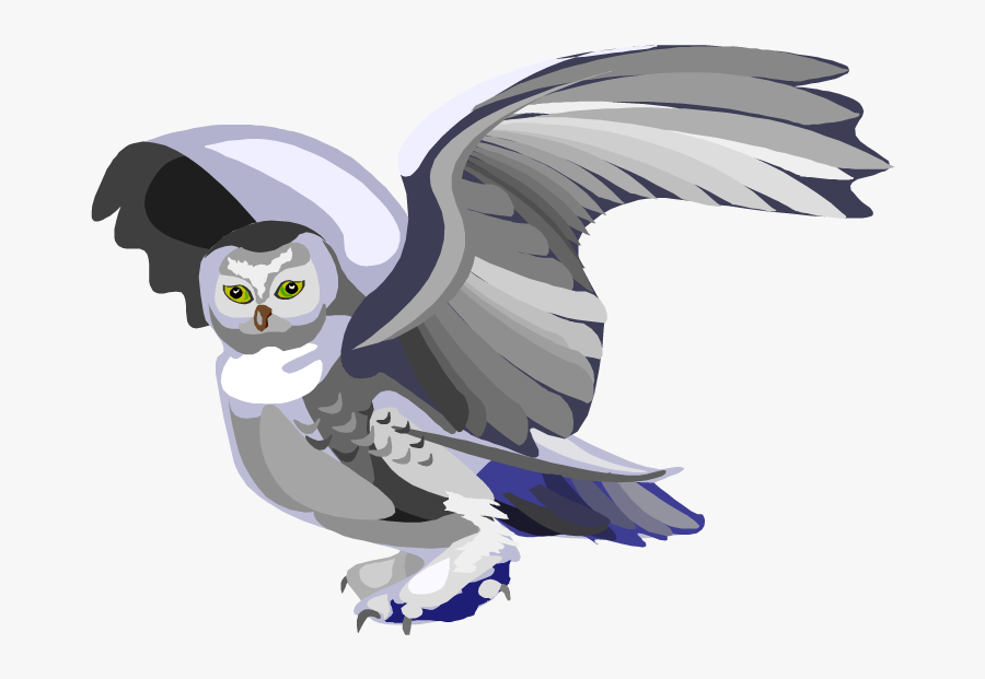 Owls Clipart Flying - Illustration, Transparent Clipart