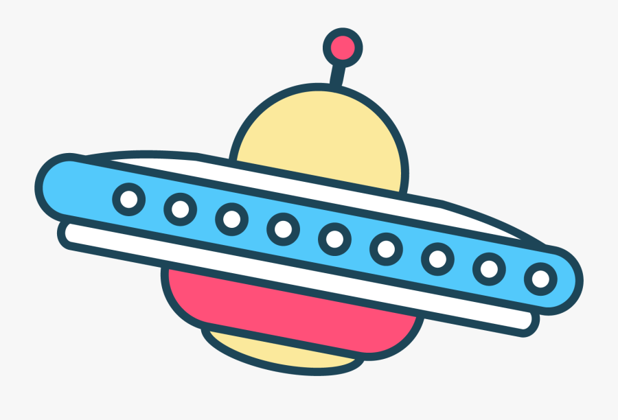 Transparent Spaceship Clipart Png - Colorful Objects Png, Transparent Clipart