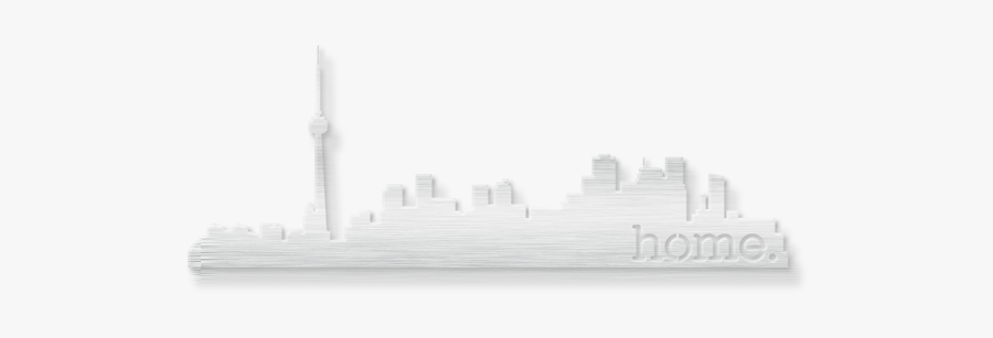 Skyline Clipart Skyline California - White Toronto Skyline Silhouette, Transparent Clipart