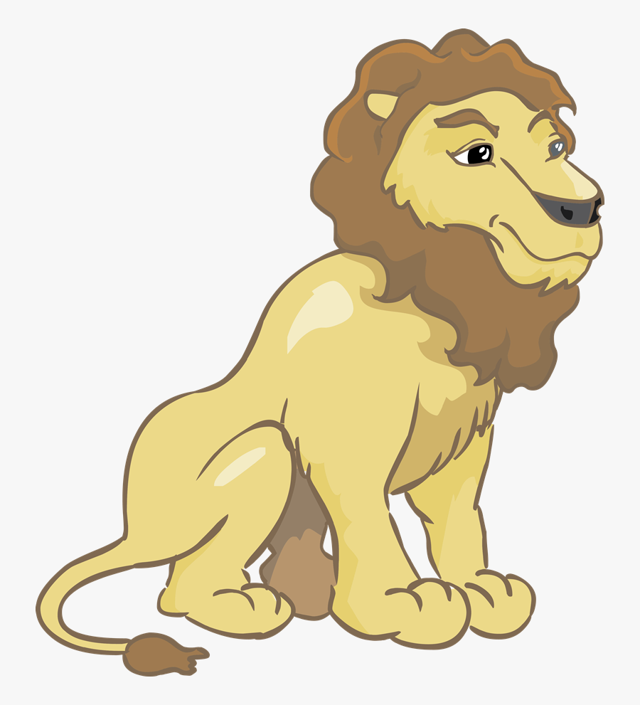 Be A Making Links Lion - Cartoon African Animals, Transparent Clipart