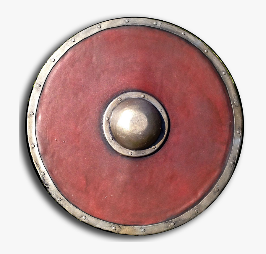 Shield Transparent Circle - Medieval Round Shield Leather, Transparent Clipart