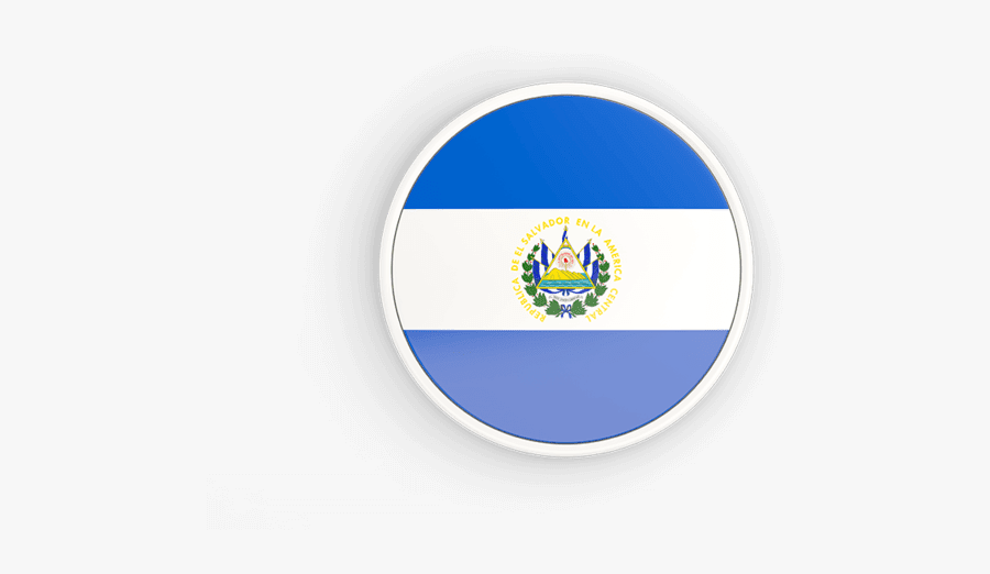 El Salvador Flag Circle Png, Transparent Clipart