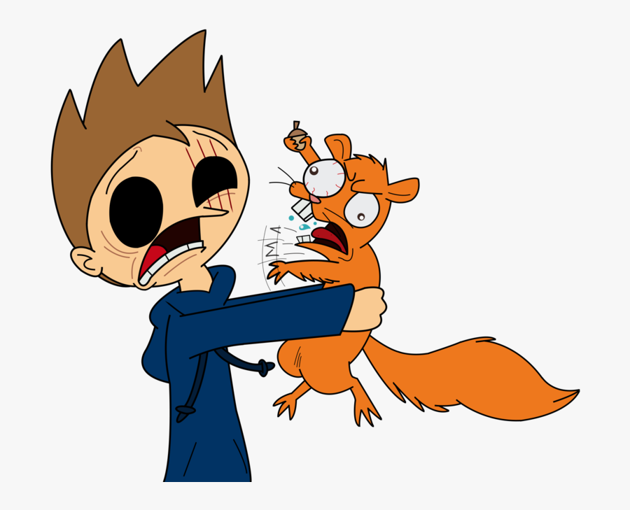 Damn Dirty Squirrels By Kukimao - Eddsworld Fanart, Transparent Clipart