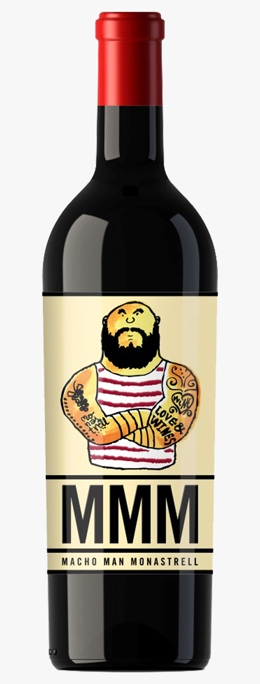 Transparent Macho Man Clipart - Machoman Monastrell, Transparent Clipart