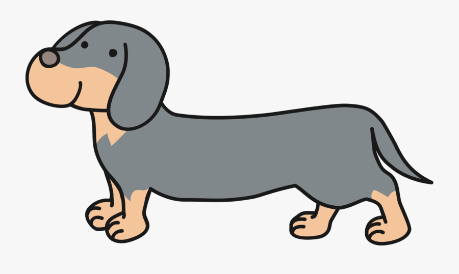 Cartoon,carnivore,animal Figure - ダックス フンド 長い イラスト フリー, Transparent Clipart