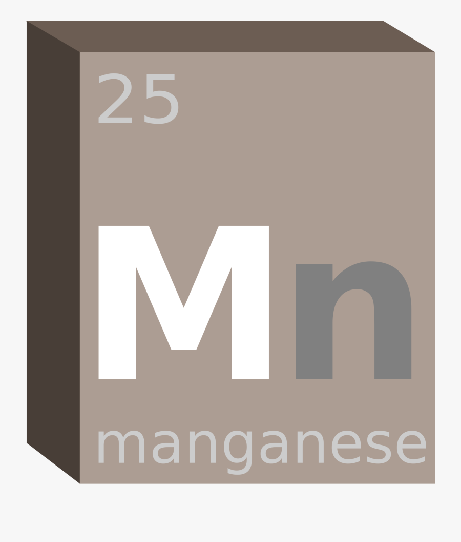 Manganese Block- Chemistry Clip Arts - Box, Transparent Clipart