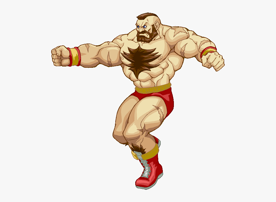 Zangief Sirlin Net Game Design Clipart Of Street Sign - Zangief Street Fighter Two, Transparent Clipart