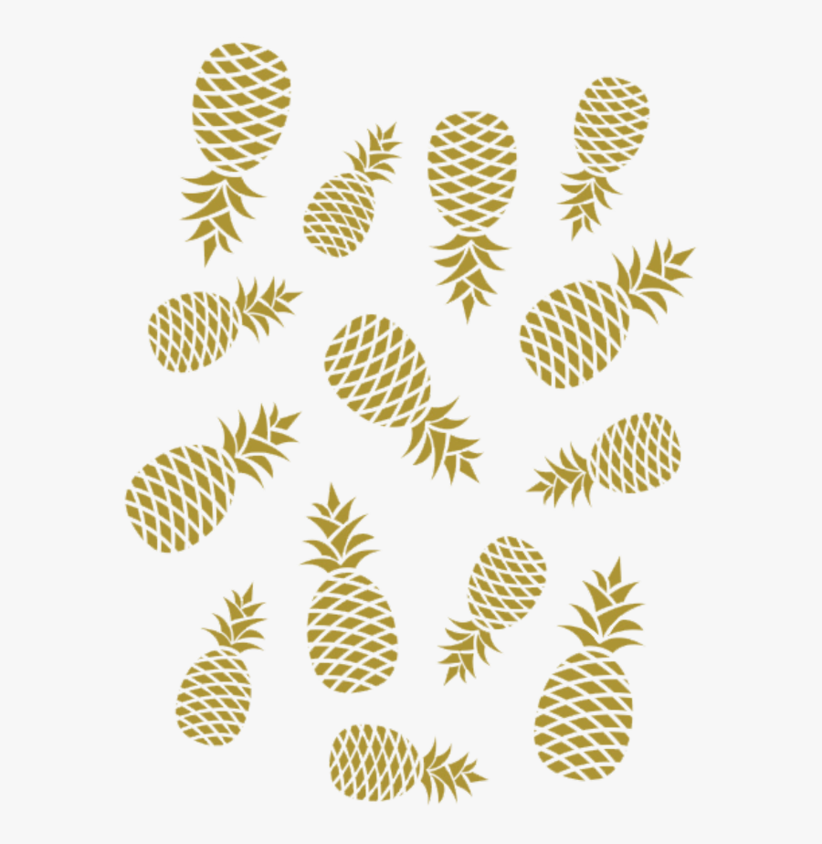 #ananas #gold #pineapple - Golden Pineapple Png, Transparent Clipart