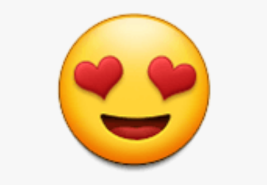 Emoji Yellow Heart Eyes Eye Smile Love Kpop Android Heart Eyes Emoji Free Transparent Clipart Clipartkey