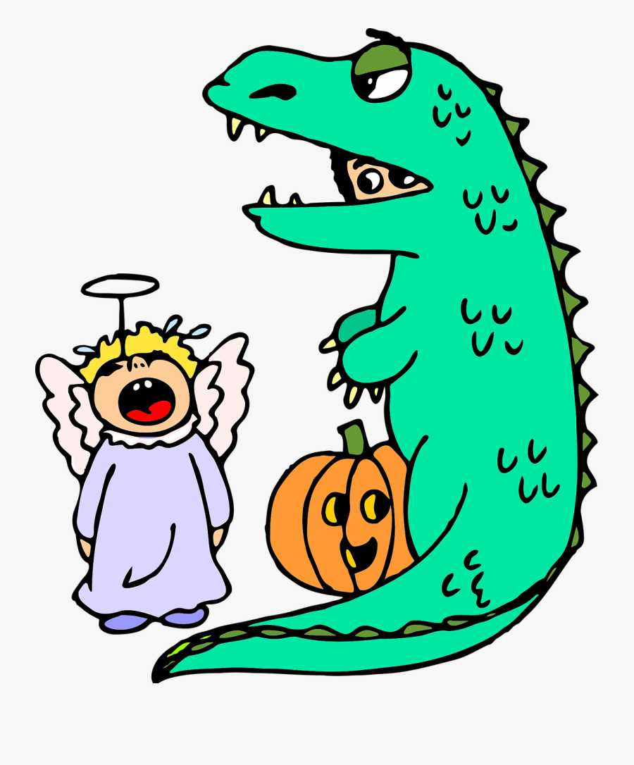 Halloween Costume Dinosaur Free Photo - Costume, Transparent Clipart