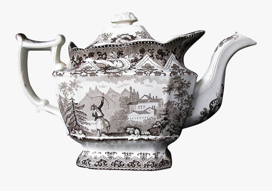 Transparent Teapot Vintage - Teapot, Transparent Clipart