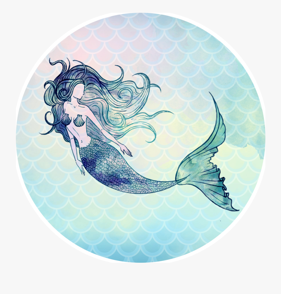 Watercolor Painting - Mermaid Watercolor, Transparent Clipart