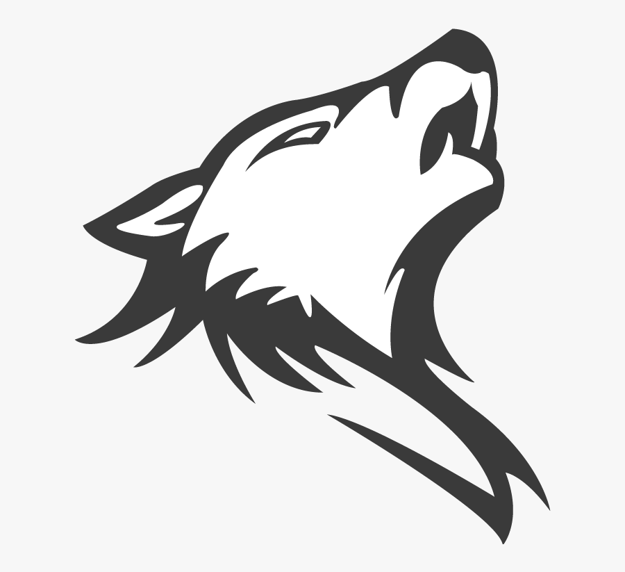 Transparent White Wolf Png - Wolf Logo Png Hd, Transparent Clipart