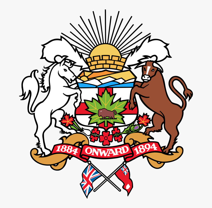 Com Clip Art Town Council - Calgary Coat Of Arms, Transparent Clipart