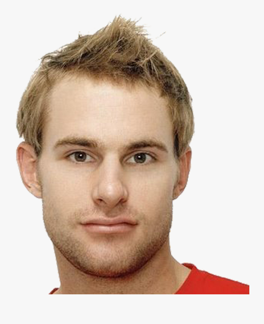 Clip Art Spiked Hairstyle For Men - Andy Roddick, Transparent Clipart