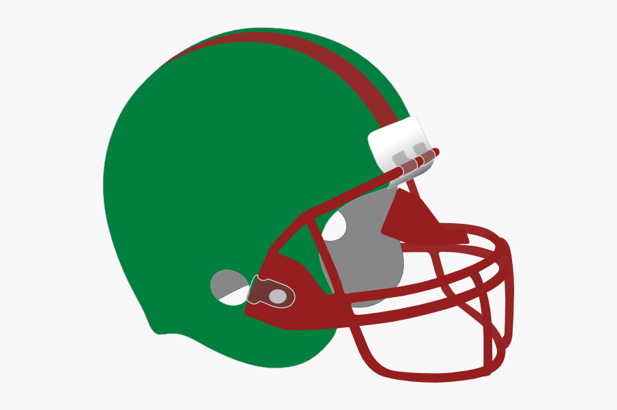 Green And Red Helmet Svg Clip Arts - Pink Football Helmet Clipart, Transparent Clipart
