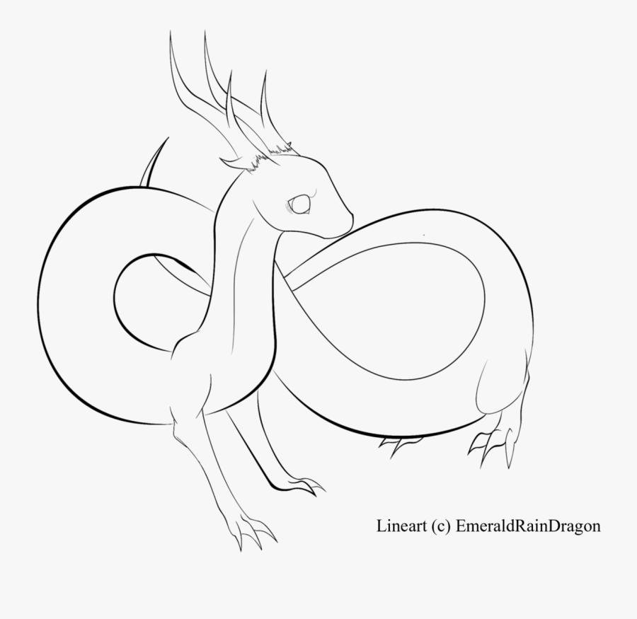 Transparent Dragon Clipart Easy - Free To Use Dragon Base, Transparent Clipart