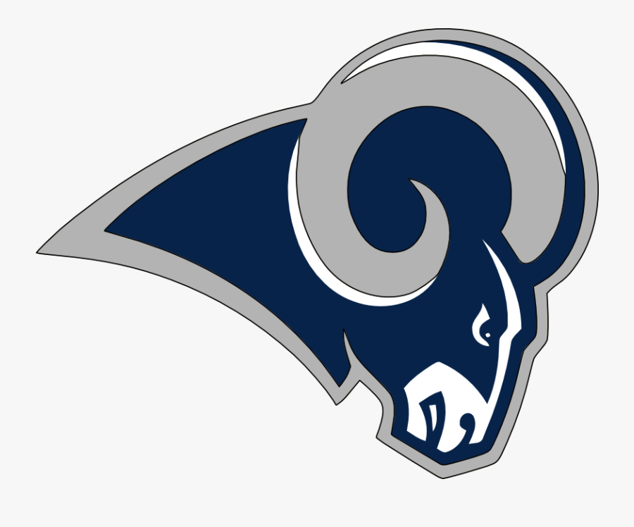 Football Chargers Of St - Los Angeles Rams Logo 2019, Transparent Clipart
