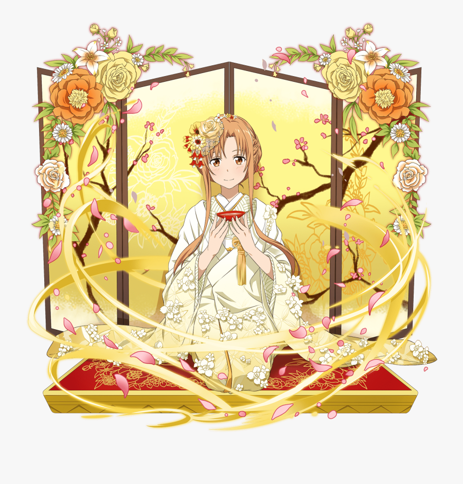 [joyful Wedding] Asuna - Baleful Karasu Tengu Yuuki Sao, Transparent Clipart