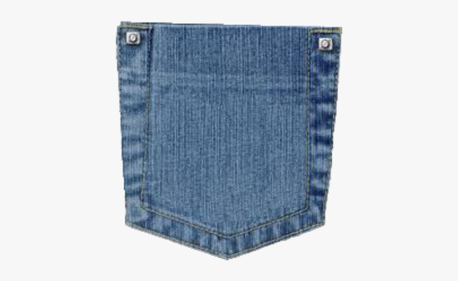 #jeans #denim #pocket #blue #scrapbooking #scraps - Transparent Pockets For Denim, Transparent Clipart