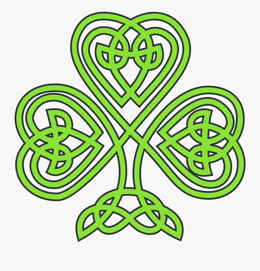 Celtic Shamrock Clipart - Celtic Clip Art, Transparent Clipart