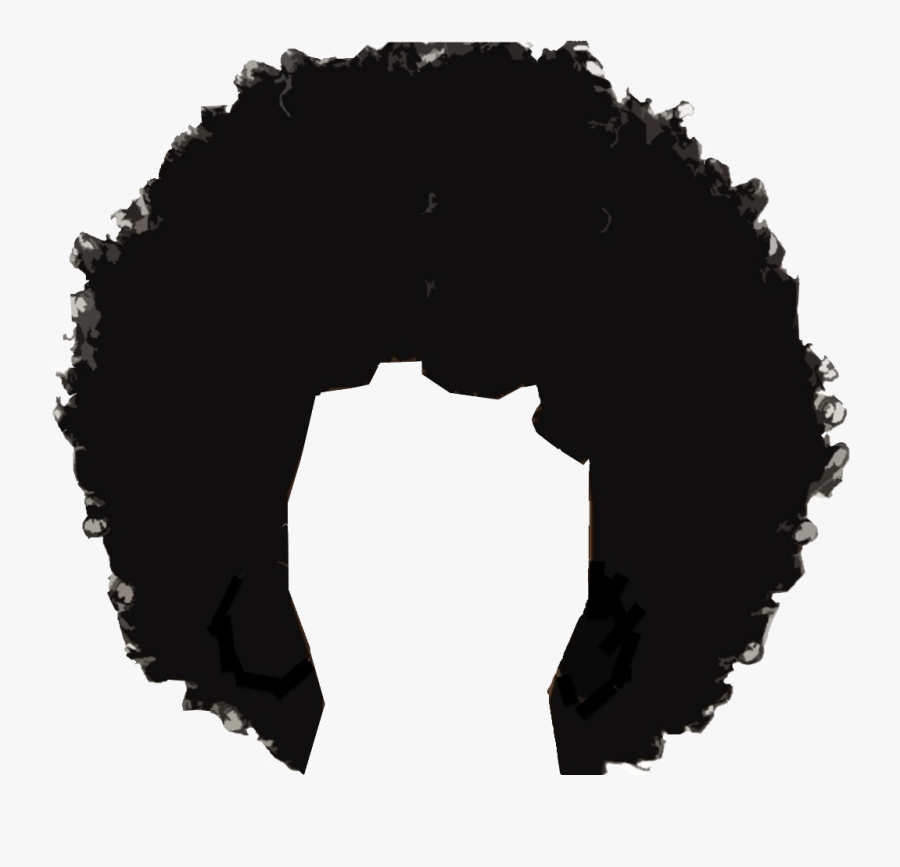 Afro Hair Silhouette Png , Free Transparent Clipart - ClipartKey