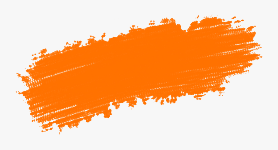 Transparent Png Brush Strokes - Orange Brush Stroke Png, Transparent Clipart