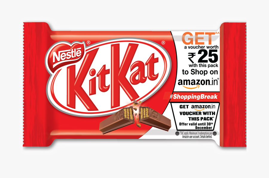 Buy Kitkat & Get Free Amazon Voucher Of Rs - Kit Kat Strawberry Duo, Transparent Clipart