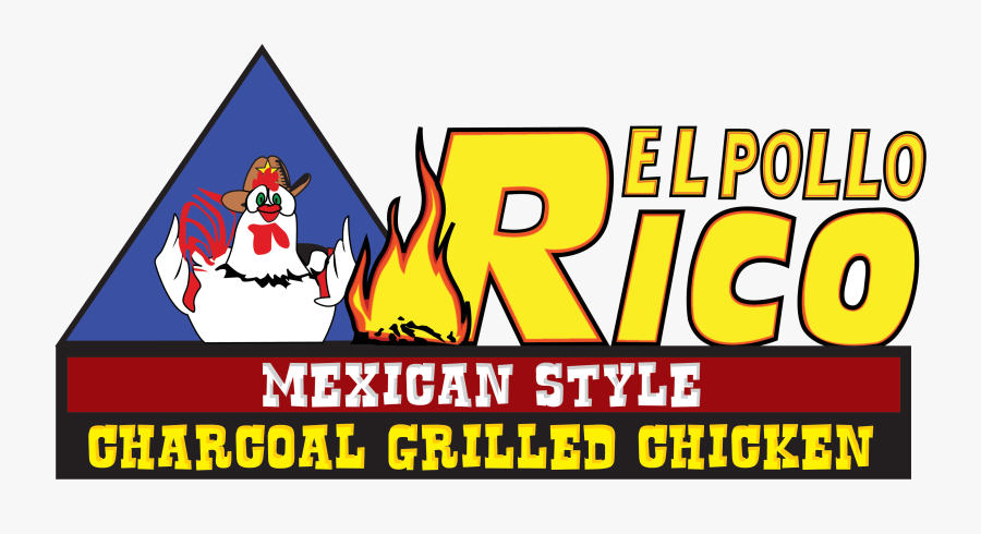 Logo - El Pollo Rico, Transparent Clipart