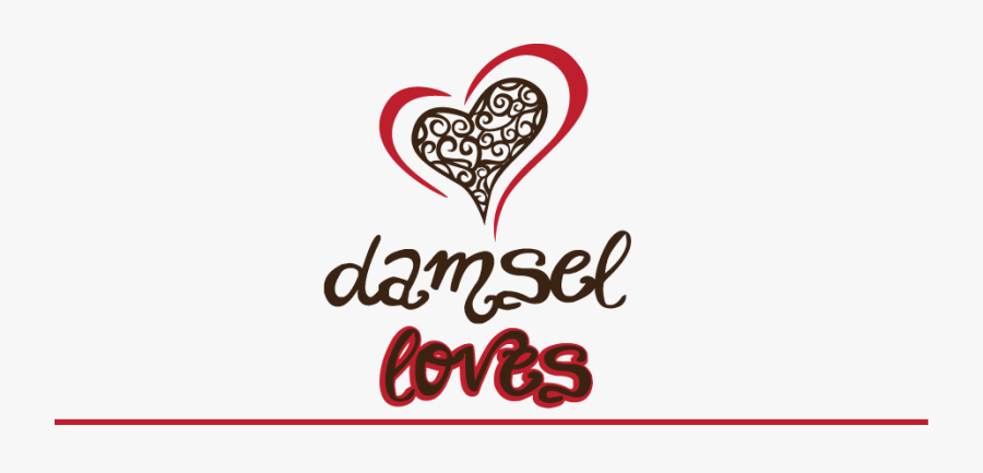 Damsel Loves - Heart, Transparent Clipart