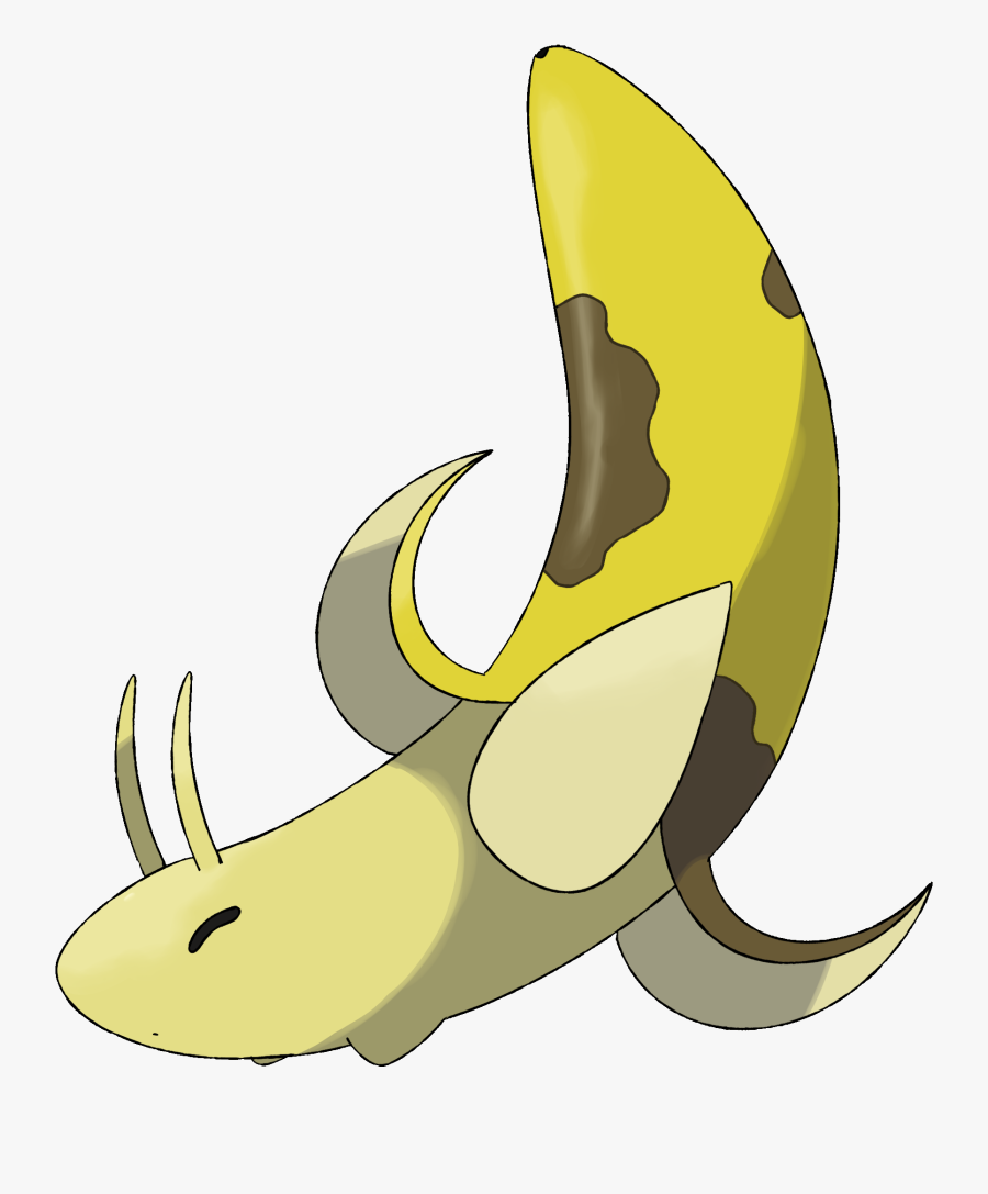 Darkandwindie Fakemon Wiki - Banana Slug Fakemon, Transparent Clipart