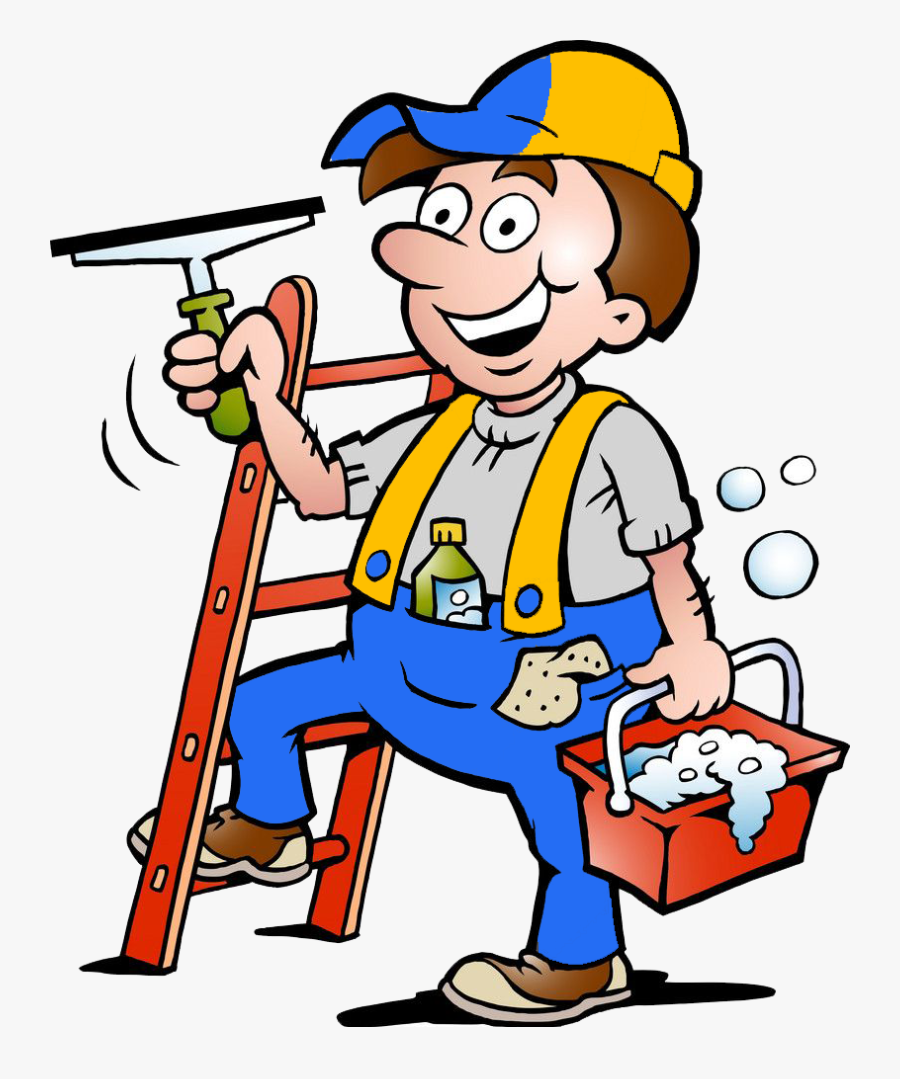 They Are Also Expected To Wash Dishes, Clean Bathrooms - Clipart Window Cleaner, Transparent Clipart