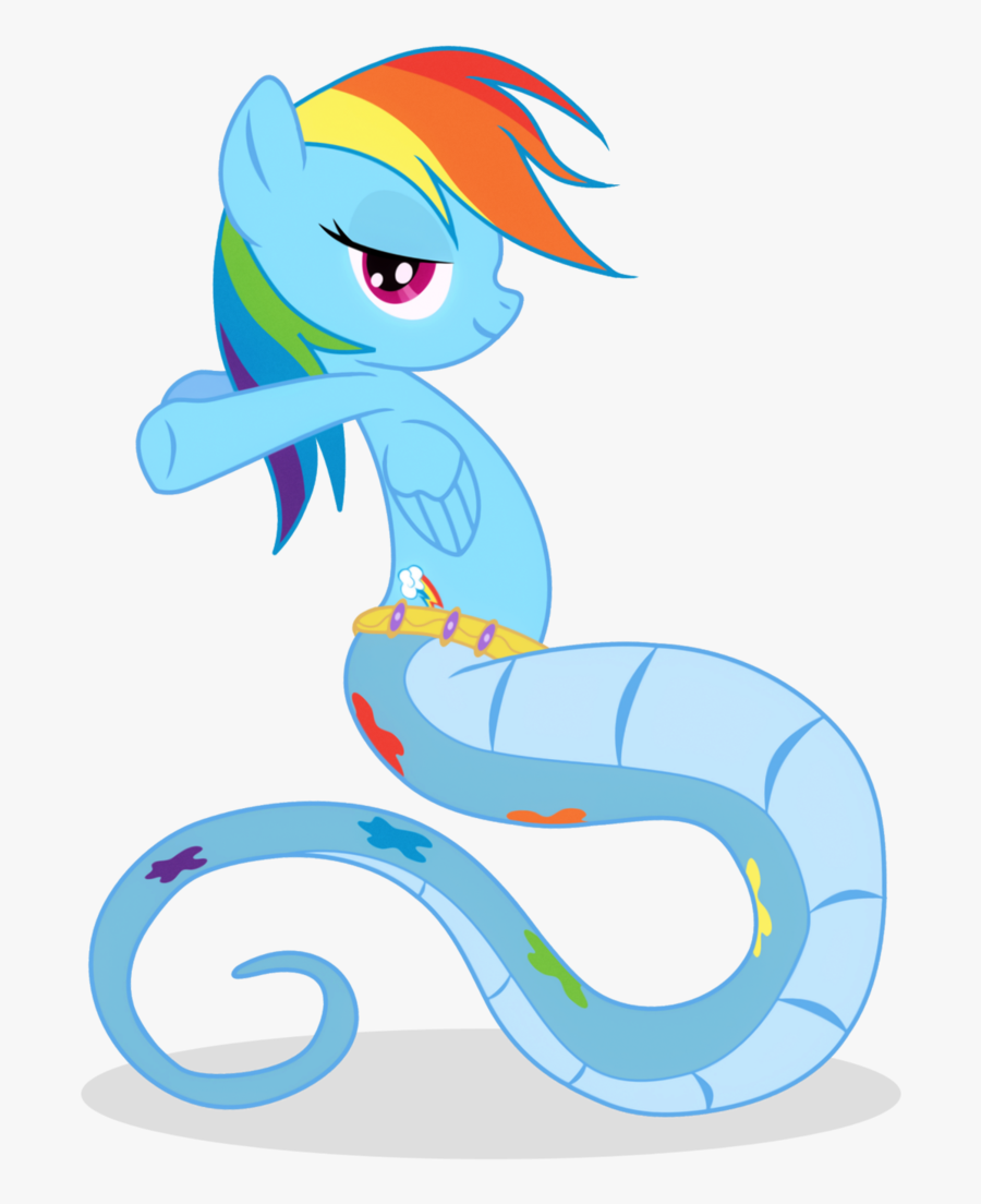 Rainbow Dash Rarity Fluttershy Applejack Sweetie Belle - Mlp Lamia Rainbow Dash, Transparent Clipart