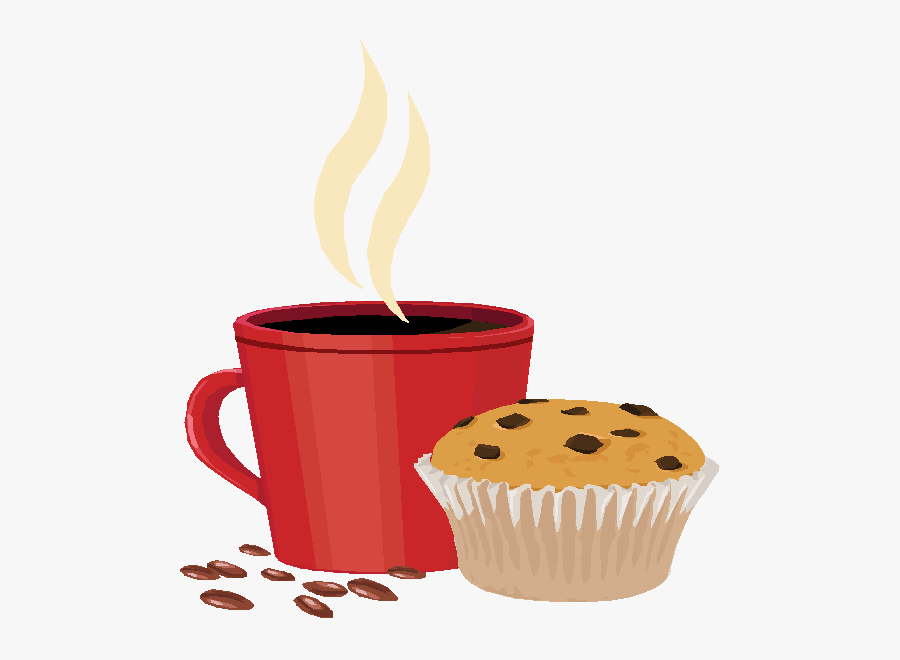 Coffee And Muffin Clipart The Red Sled History Clipart - Coffee And Pastry Clipart, Transparent Clipart