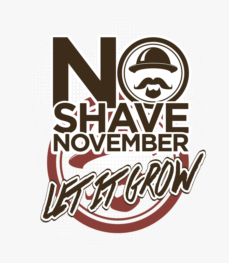 2015 No Shave November T-shirt - No Shave November Let It Grow, Transparent Clipart