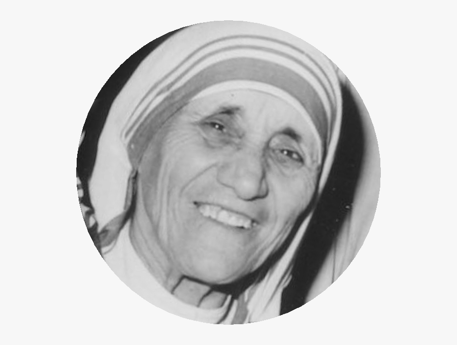 Transparent Mother Teresa Png - Sketch, Transparent Clipart
