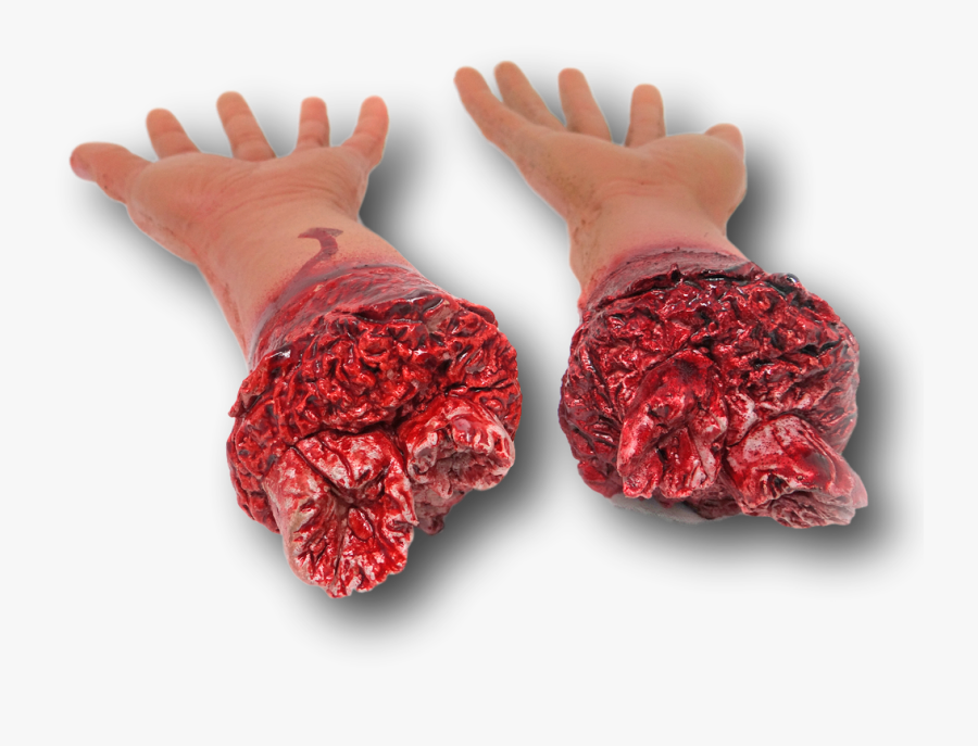 5 Of 11 Bloody Severed Fake Latex Arm Arms Leg Legs, - Bloody Arm Png, Transparent Clipart