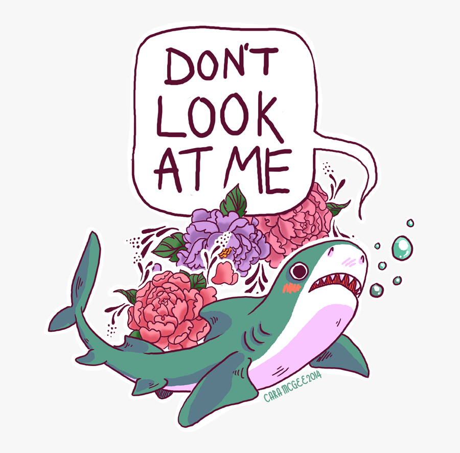 L O V E - Don T Look At Me Shark, Transparent Clipart