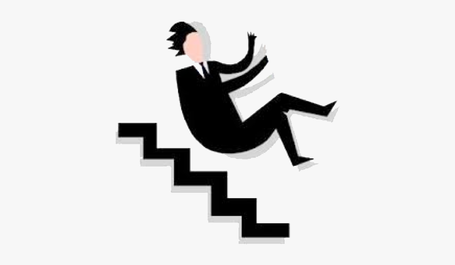 Falling Slip And Fall Fall Prevention Clip Art - Don T Run Down The Stairs, Transparent Clipart