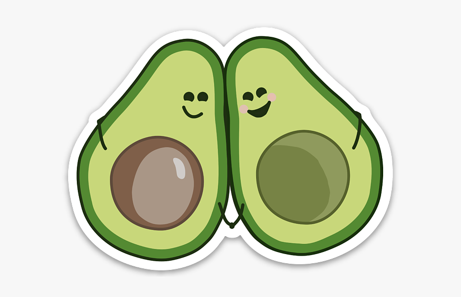 This Is Awkward - Cartoon Avacado Transparent, Transparent Clipart