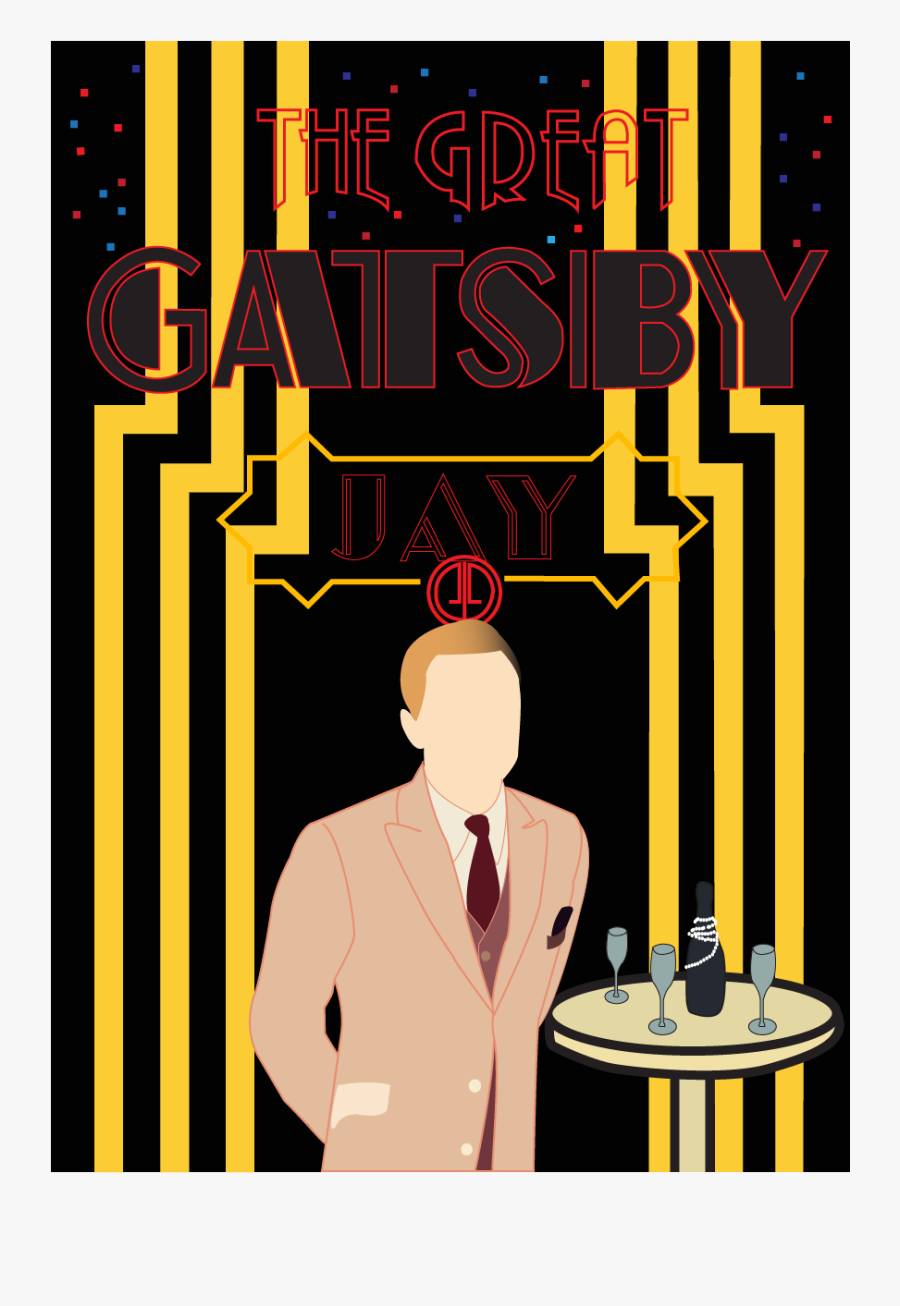 Vector Style Great Gatsby - Great Gatsby Poster Illustrator, Transparent Clipart